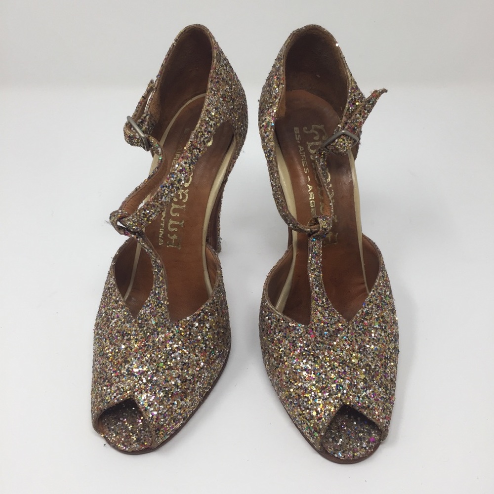 Glittery heels